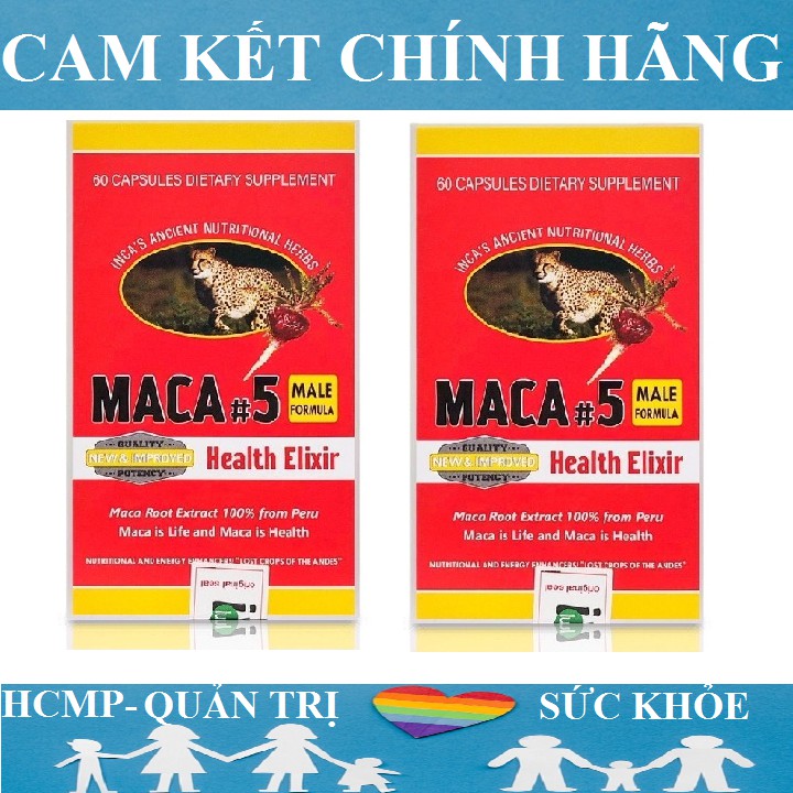 [NHẬP KHẨU] Viên Uống Tăng Cường Sinh Lý Nam MACA 5 Nhập khẩu Mỹ - Hỗ trợ Yếu sinh lý, xuất tinh sớm