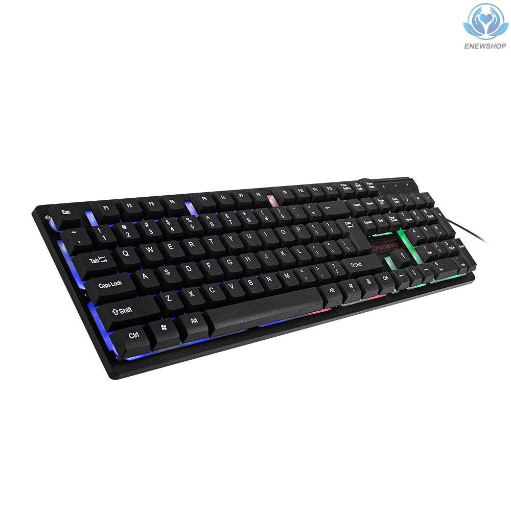 Bàn Phím Chơi Game Kr-6300 104 Phím Có Đèn Nền Đen