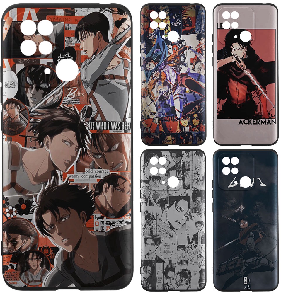 Ốp Điện Thoại Hình Levi Ackerman Cho Samsung Galaxy A12 J7 Prime A51 A50 A7 A10S A03S A11 A02S A10