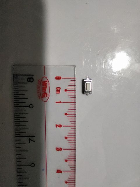 Nút nhấn 2 chân mini dán SMD - màu trắng