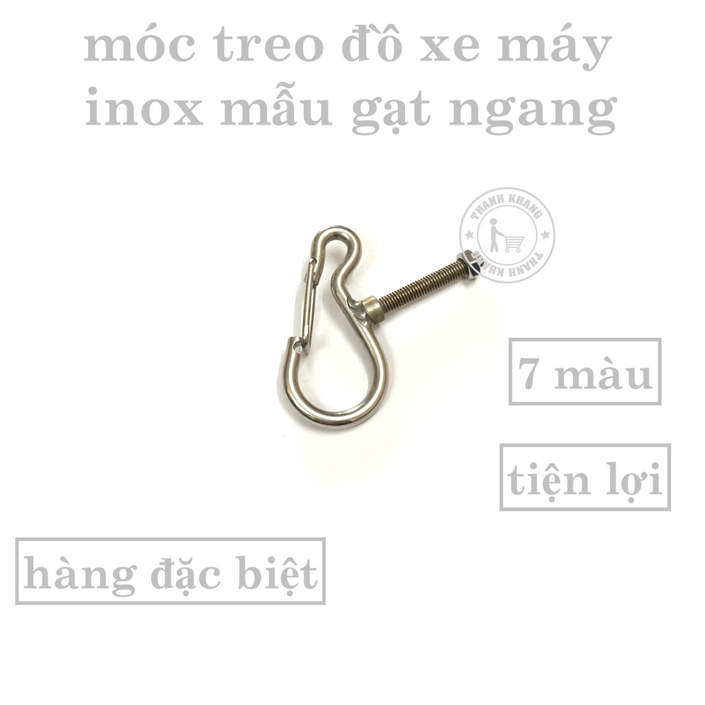 Móc treo đồ xe máy INOX các loại thanh khang