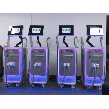 Máy 2in1 Máy Triệt Lông, CANZY KOREA, Máy Triệt Lông &amp; Laser ( Hàng Loại 1 )