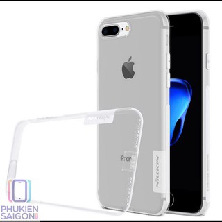 Ốp dẻo trong suốt Nature TPU chính hãng Nillkin Iphone 7Plus, 8Plus.