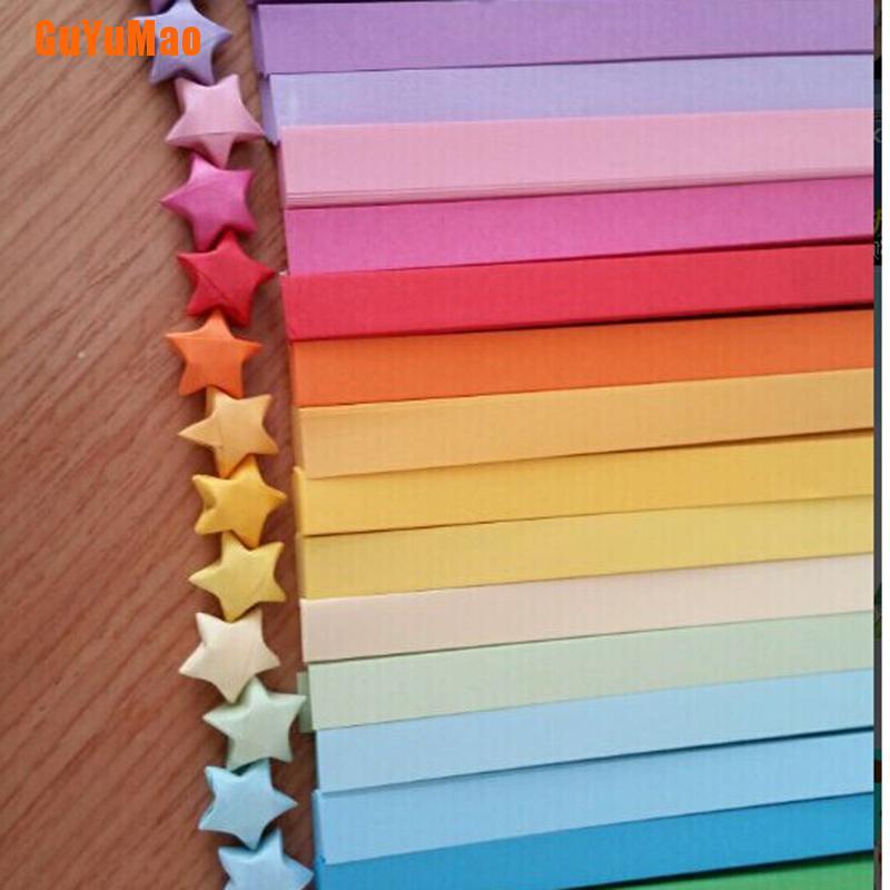 Giấy Gấp Sao May Mắn Nhiều Màu
