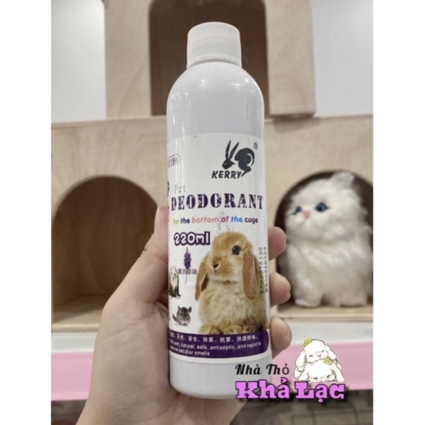 Chai Xịt Khử Mùi Chuồng , Lồng Nuôi Dùng Cho Thỏ - Bọ - Sóc - Thú Nhỏ
