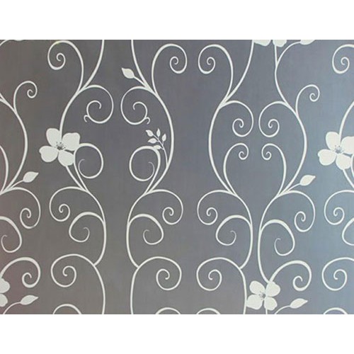 Combo 5m decal dán kính mờ dây leo trắng BINBIN DK04 (Kích thước : 45x500cm)