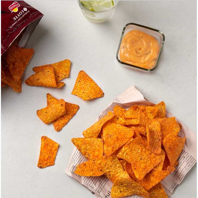 [LOTTE] SNACK DORITOS VỊ PHÔ MAI NACHO 84G - [롯데] 도리토스 나쵸치즈 84g