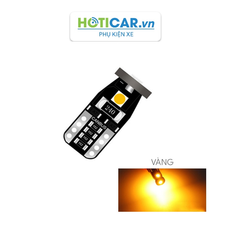 Đèn LED  xi nhan, demi, đọc sách, trần, cốp, đồng hồ taplo chân T10 T103030-3A