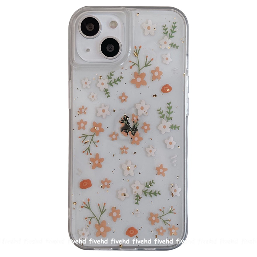 Ốp Điện Thoại Silicon Mềm Trong Suốt Chống Rơi Họa Tiết Hoa Cho iPhone 13 12 11 Pro Max SE2020 X XR XS Max 8 7 6 6s Plus