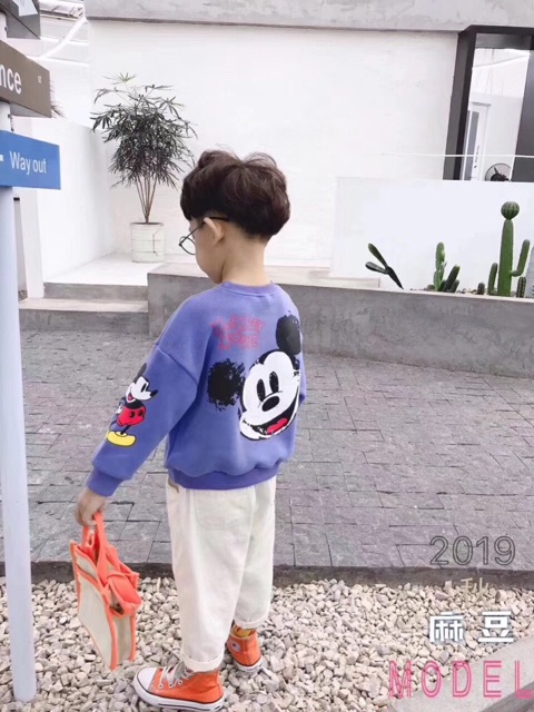 Áo nỉ micky siêu Kute