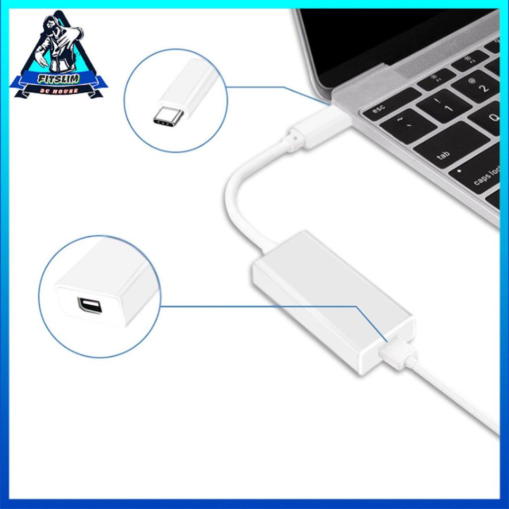 Bộ ChuyểN ĐổI USB-C Sang Mini Display Port 3.1 Type C  Sang Thunderbolt 2 Cho MacBook Pro