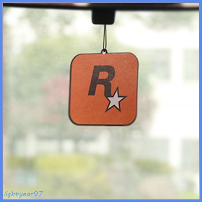 Thẻ Khuếch Tán Hương Thơm Trang Trí Nội Thất Xe Hơi Hình Ngôi Sao R-Letter Gta