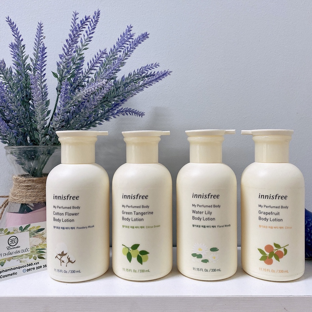 Sữa dưỡng thể hương nước hoa Innisfree My Perfumed Body – Body Lotion 330ml