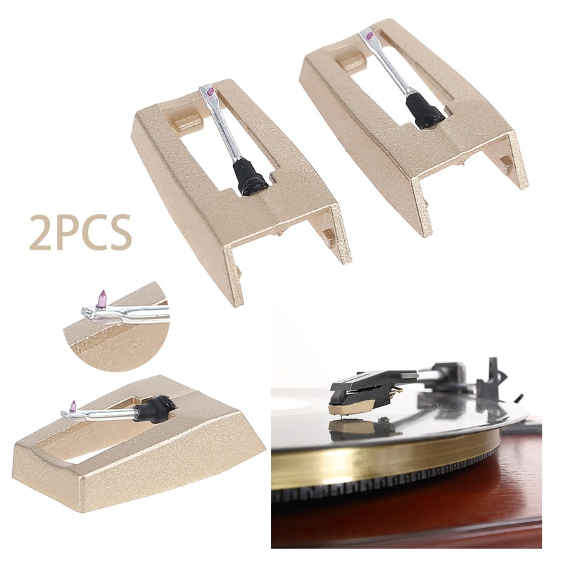 Set 2 Kim Đĩa Than Kim Cương Vàng Thay Thế Cho Máy Hát Đĩa Lp