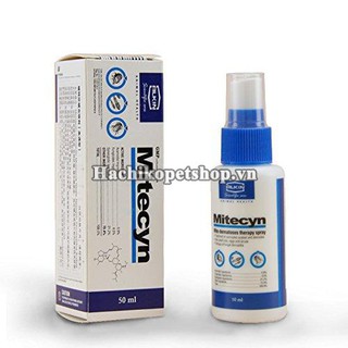 MITECYN THUỐC TRỊ GHẺ NẤM CHO CHÓ MÈO