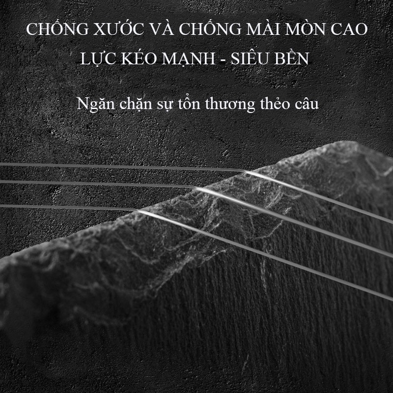 Dây Thẻo Săn Hàng, Lưỡi Câu Cá Săn Hàng Buộc Sẵn Rice Fishing chuyên dụng câu đài câu đơn, chống nổ thẻo cao cấp DC-16