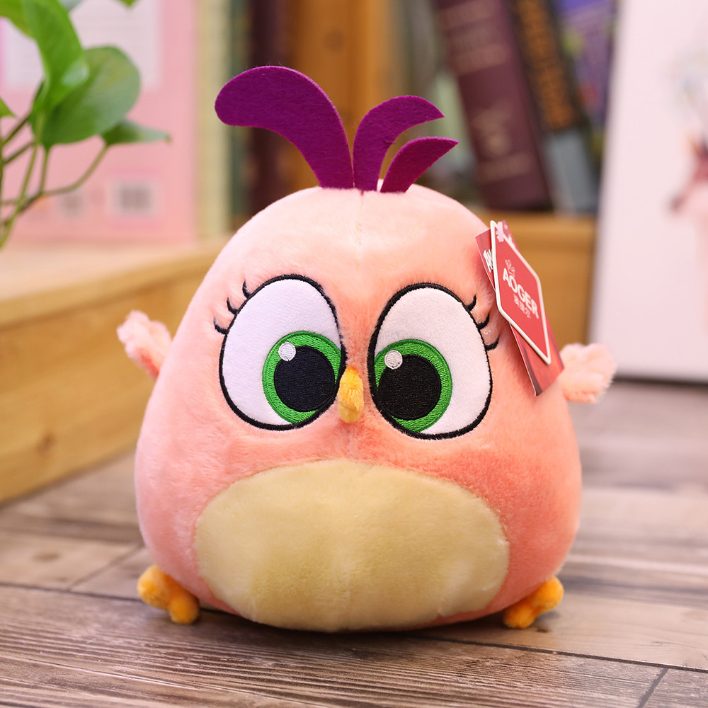 2 đồ chơi nhồi bông Hình Angry Bird