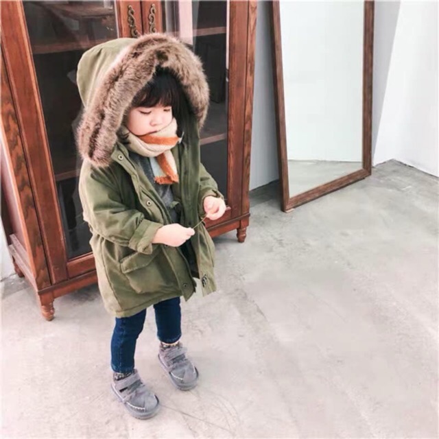 Áo parka cho bé