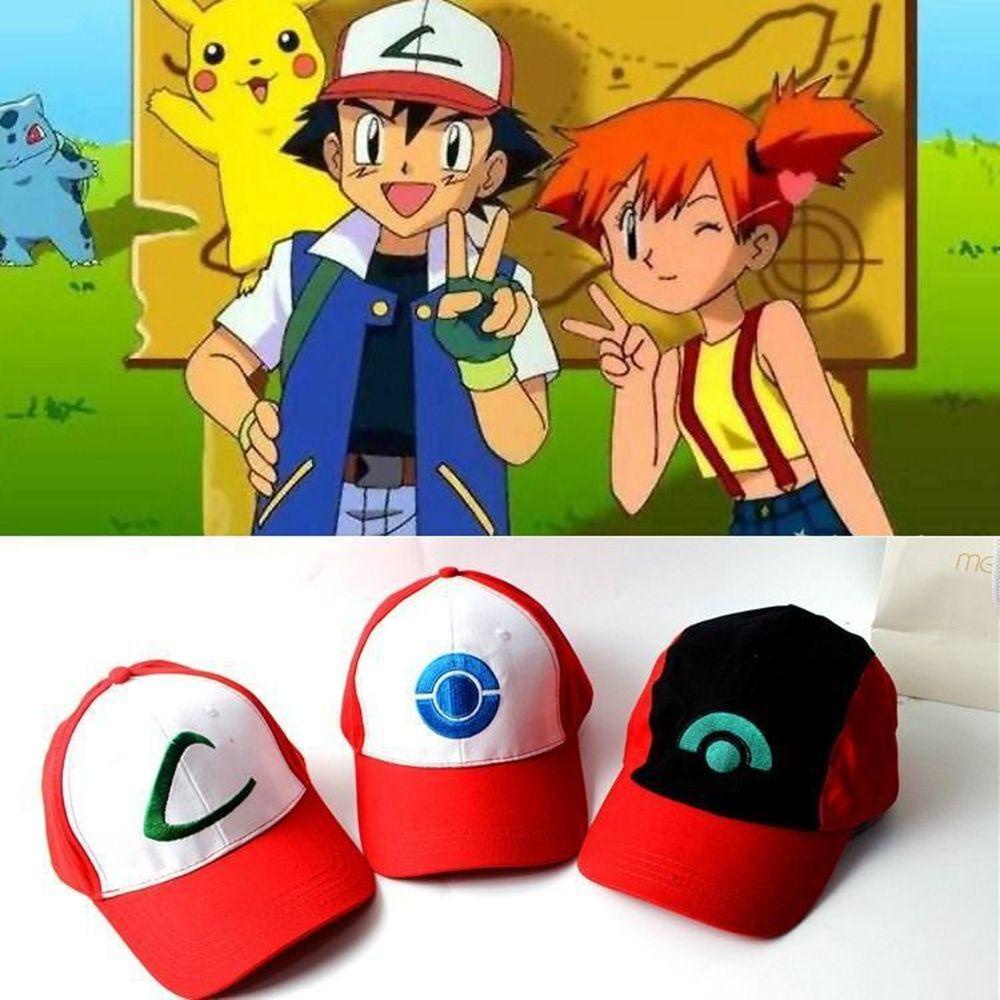 Mũ Lưỡi Trai Họa Tiết Pokemon Phong Cách Hip Hop Hàn Quốc Cho Nam