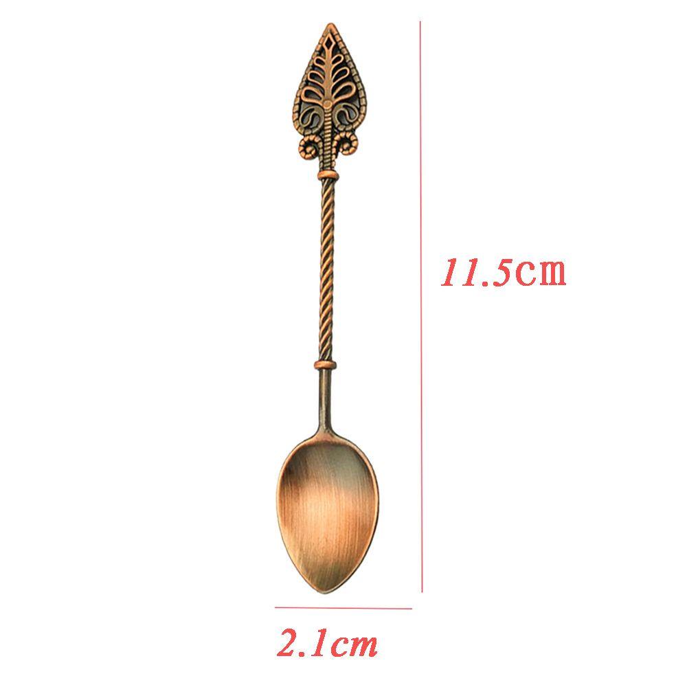 Muỗng Cà Phê Bằng Kẽm Phong Cách Vintage Sang Trọng