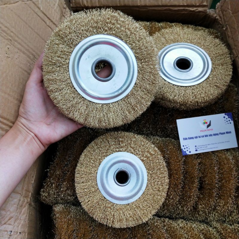 Bánh cước sợi vàng đồng 100x16mm/125x16mm/150x22mm