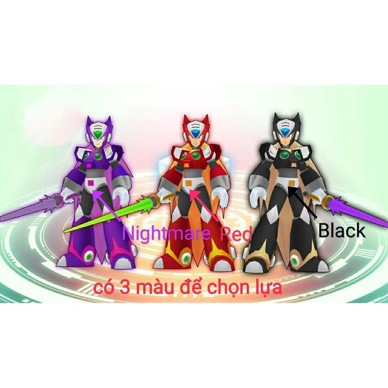 Mô hình giấy Game  ZERO