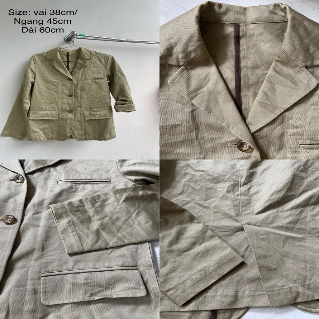 Áo khoác blazer nam nữ 2hand