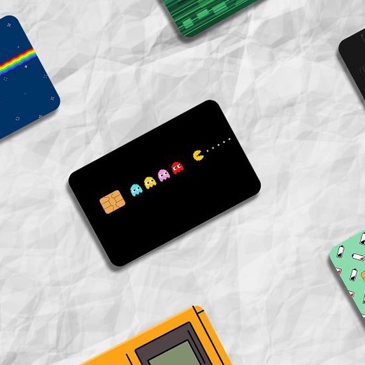 PACMAN | Miếng Dán Skin Thẻ ATM, Thẻ Ngân Hàng, Thẻ Xe, Thẻ Chung Cư ✨ Sticker Card - Skin Card