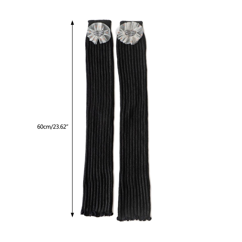 Tất Ống Chân Dệt Kim Giữ Ấm Mùa Đông Cho Nữ