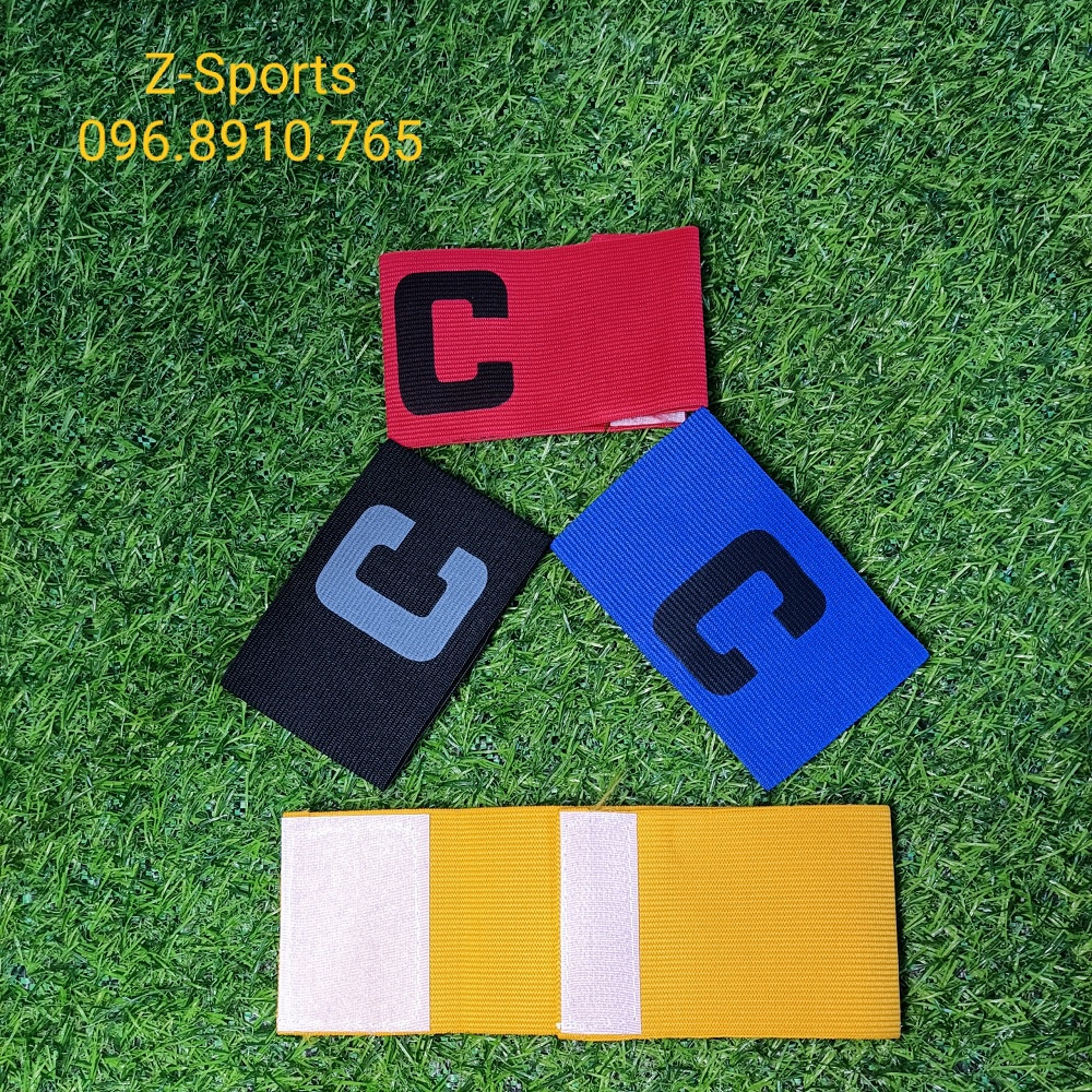 Băng Đội Trưởng Đá Bóng, Đá Banh Cao Cấp Captain-C Độ Co Giãn Tốt Tạo Cảm Giác Ôm Tay Thoải Mái,Băng C