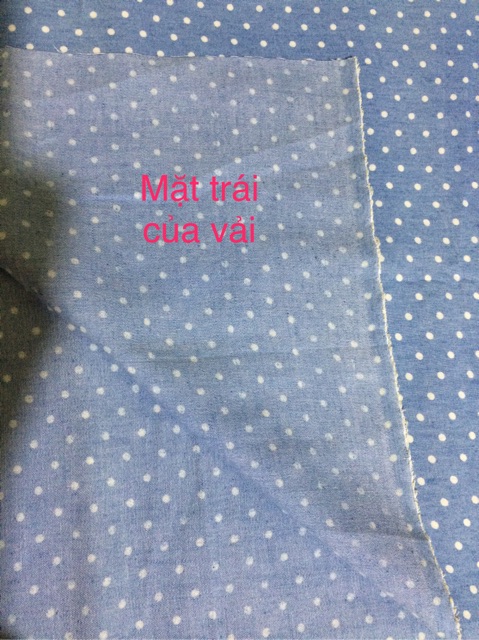 Vải demin may quần áo đầm váy cho bup bê
