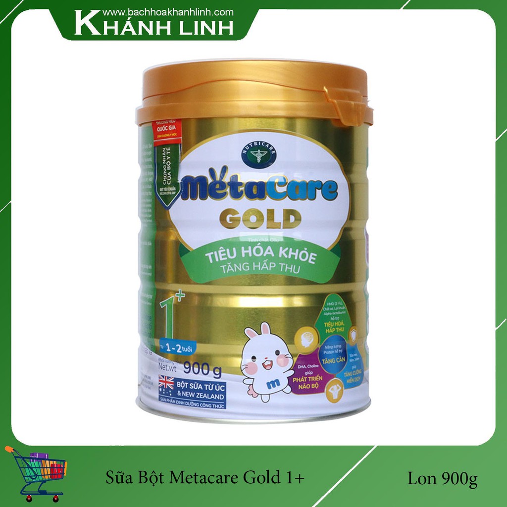Sữa Bột Metacare Gold 1+ Lon 900g