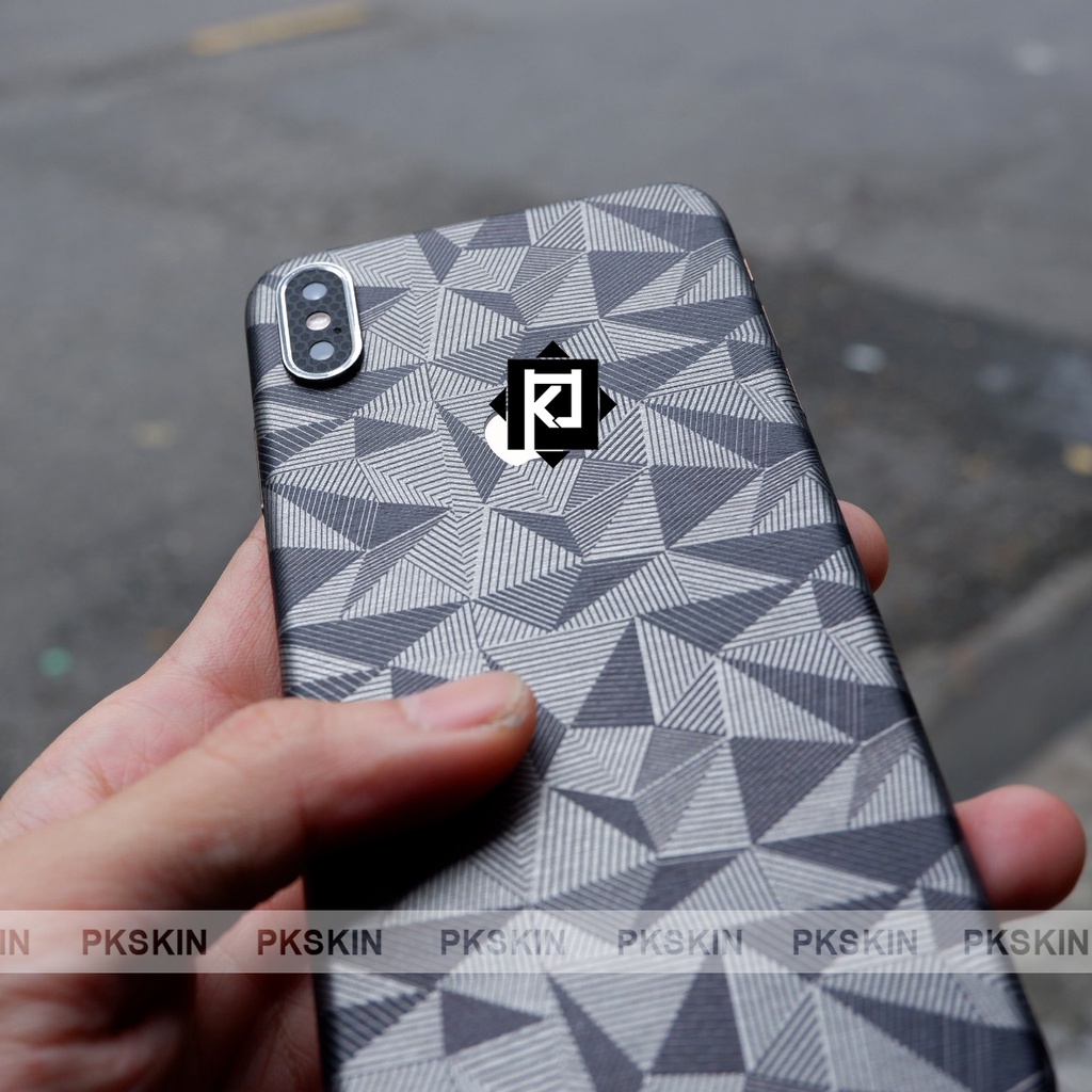 Miếng dán skin full lưng và viền cho iphone x, xs , iphone xs max , iphone xr