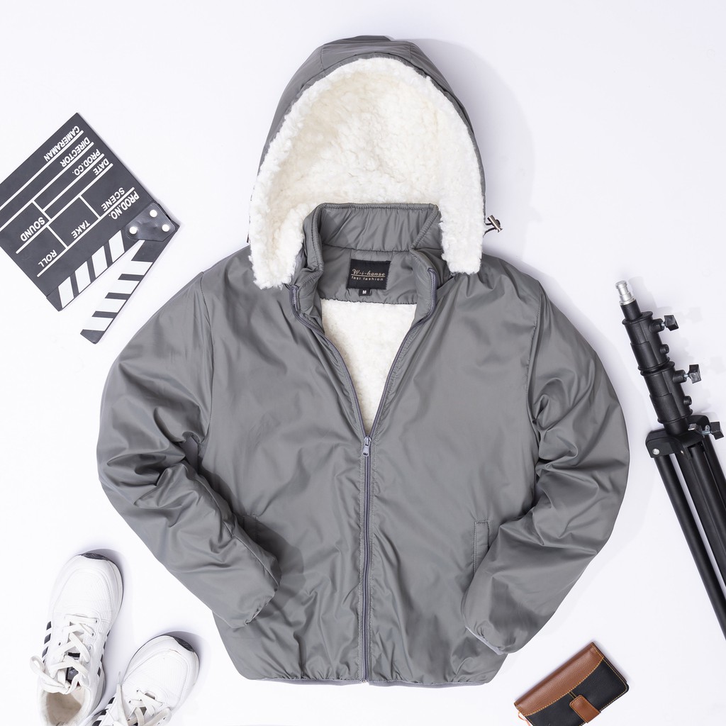 [Hàng đẹp-mũ rời-có túi trong][NHIỀU MÀU]Áo khoác gió nam nữ lót lông cừu siêu ấm chắn gió chống nước bền đẹp tiện lợi | BigBuy360 - bigbuy360.vn