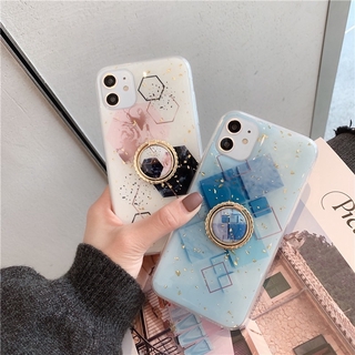 Ốp Điện Thoại Mềm Họa Tiết Hình Học Cho Iphone 11 Pro Max Xs Xr Se2 I7 8plus