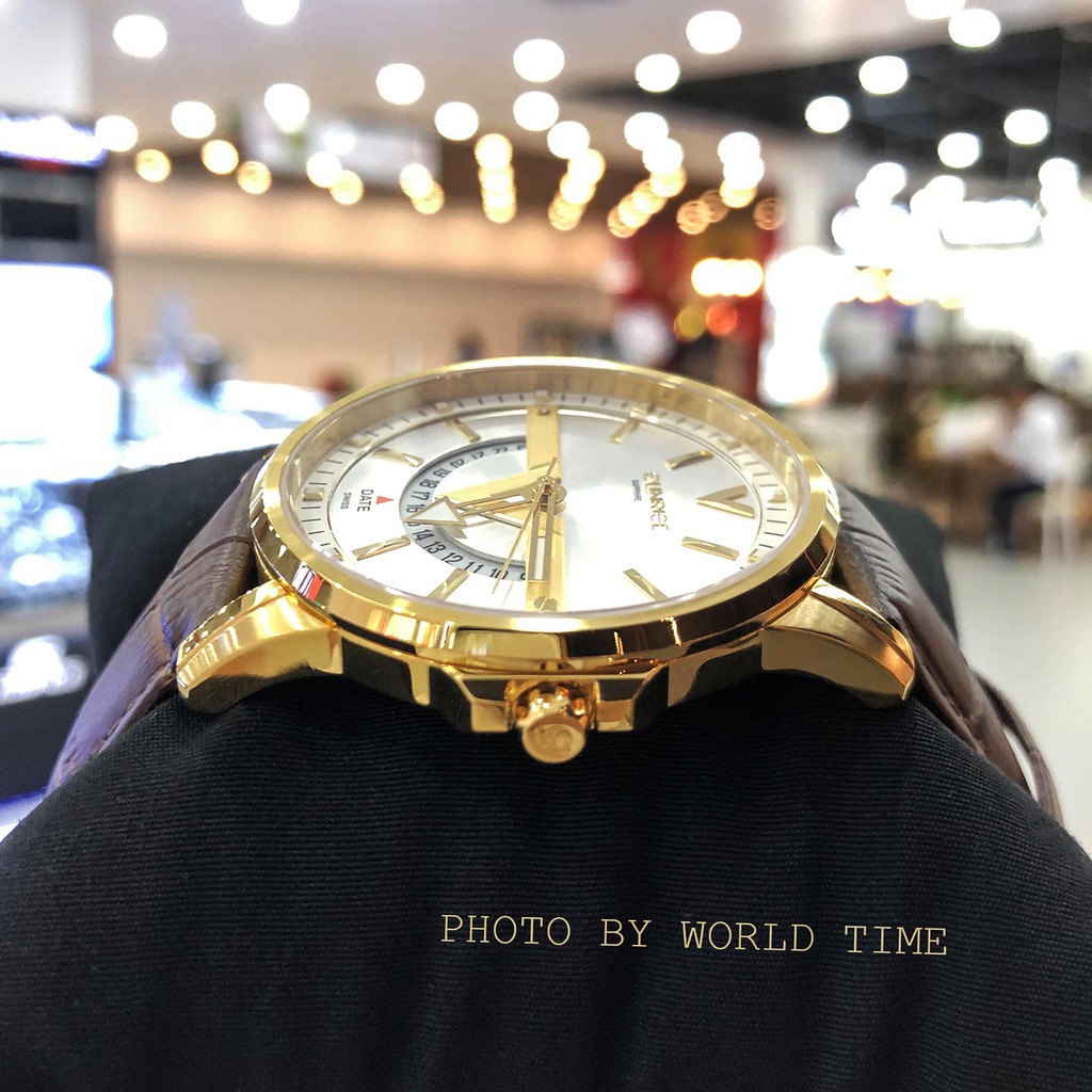 Đồng Hồ Nam Sunrise DM1116SWA G [ Chính Hãng Full Box ] Kính Sapphire Chống Xước , Chống Nước , Dây Da | BigBuy360 - bigbuy360.vn