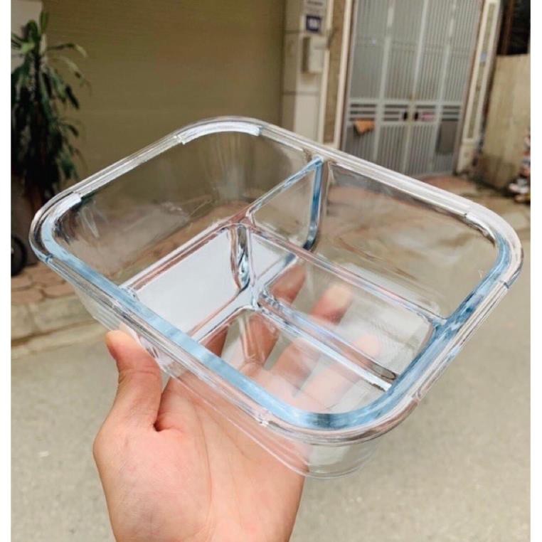 Hộp Cơm Văn Phòng Chia 2,3 Ngăn Tiện Hộp Cơm Thủy Tinh Cao Cấp | BigBuy360 - bigbuy360.vn