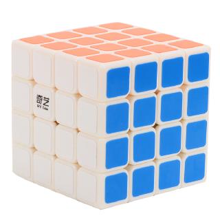 Brain Teaser G4 Magic Cube 4×4 Sticker Twisty Puzzle Competition Speed Cube White