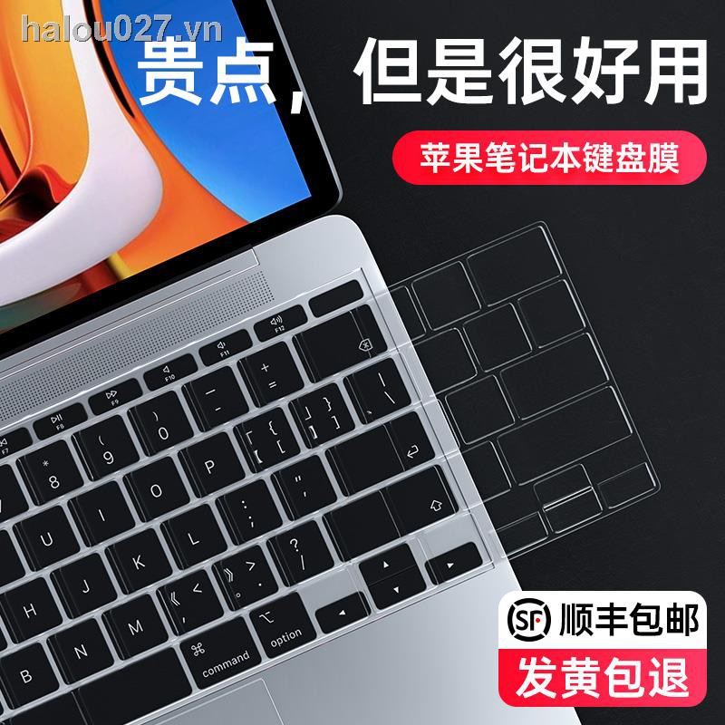 Sticker dán bàn phím bằng silicon trong suốt chống bụi cho MacBook Pro 13.3 Apple Air 13 16 inch Pro 12 15.4 15 M1