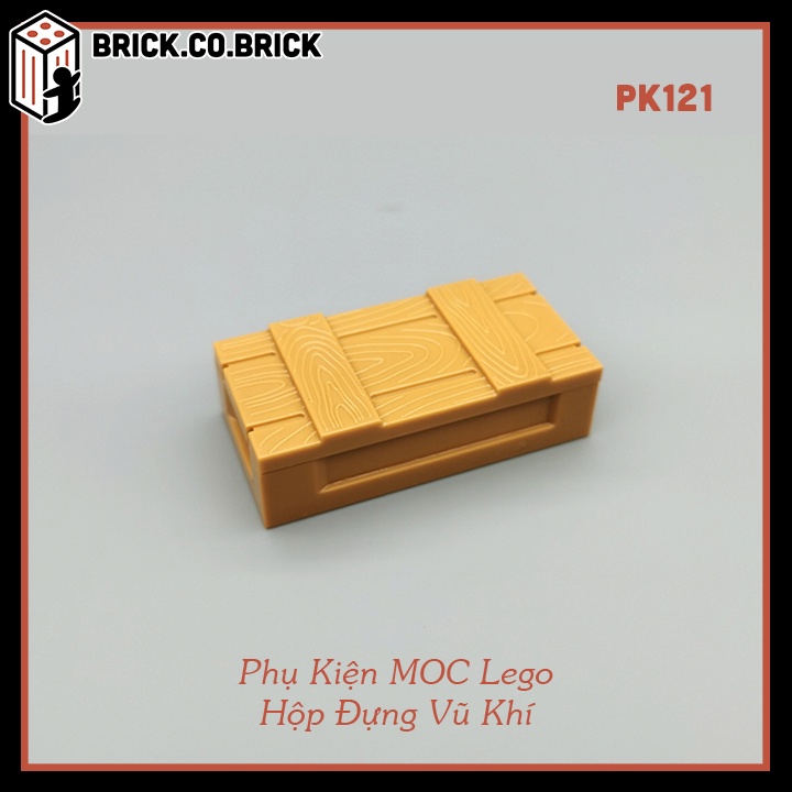 Phụ Kiện Hộp Đựng Vũ Khí Quân Đội Đồ Chơi Lắp Ráp Moc Minifigure PK121