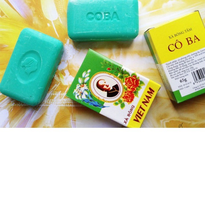 Lốc 10 Hộp Xà Bông Cục Cô Ba Việt Nam 65g