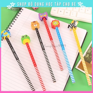 Bút chì kèm tẩy dễ thương