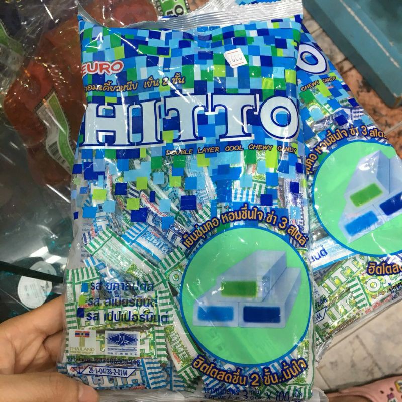 Kẹo Hitto Thailand vị bạc hà