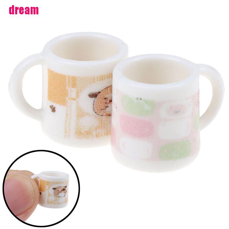 Bộ 2 Tách Trà Cà Phê Tỉ Lệ 1 / 12 Dùng Để Trang Trí