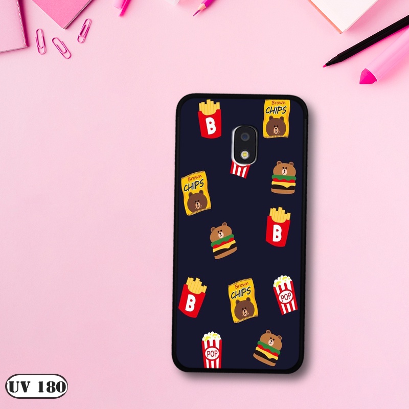 Ốp lưng  Samsung Galaxy J3 Pro - Lưng nhám viền dẻo in 2D