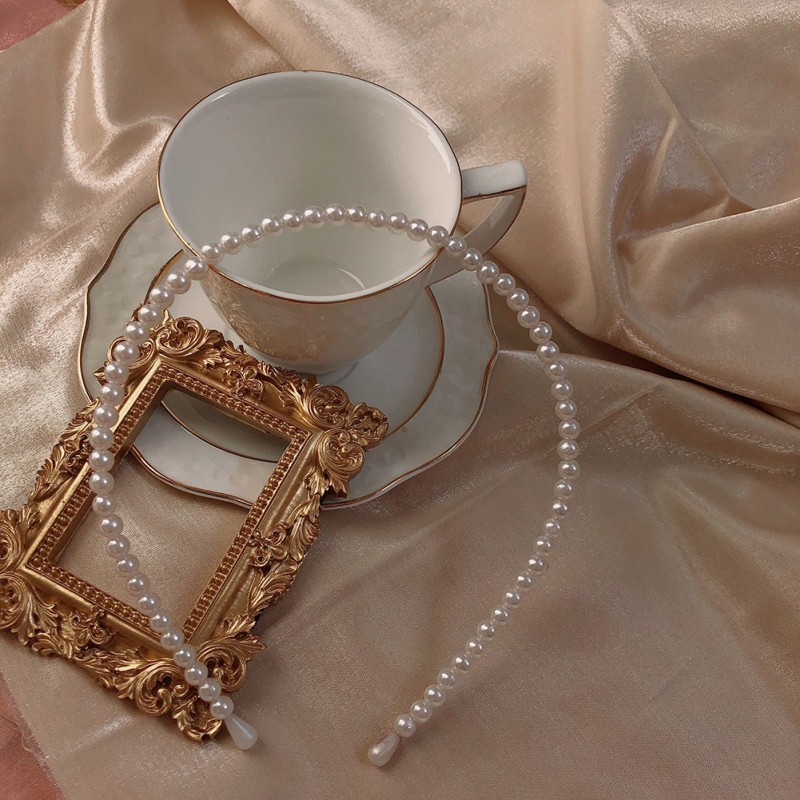 Cài tóc ngọc trai phong cách Vintage cho nữ