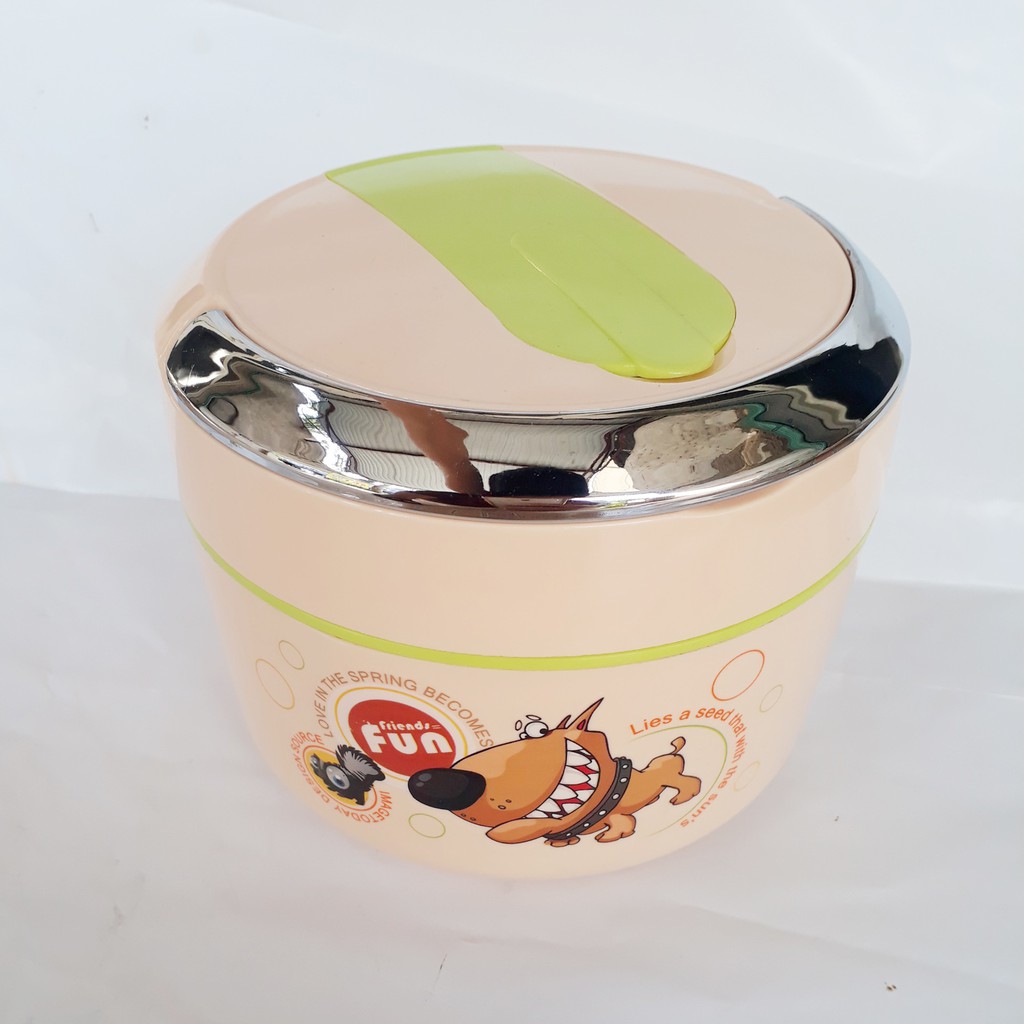 Cặp lồng đựng cơm inox giữ nhiệt 1 tầng 1200ml