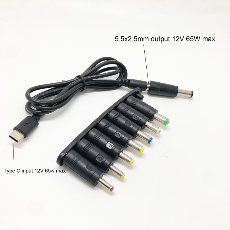 Cáp ChuyểN ĐổI USB C PD Sang 12V 3.5 / 4.0 / 4.8 / 5.5mm Cho Loa Camera / ĐèN LED