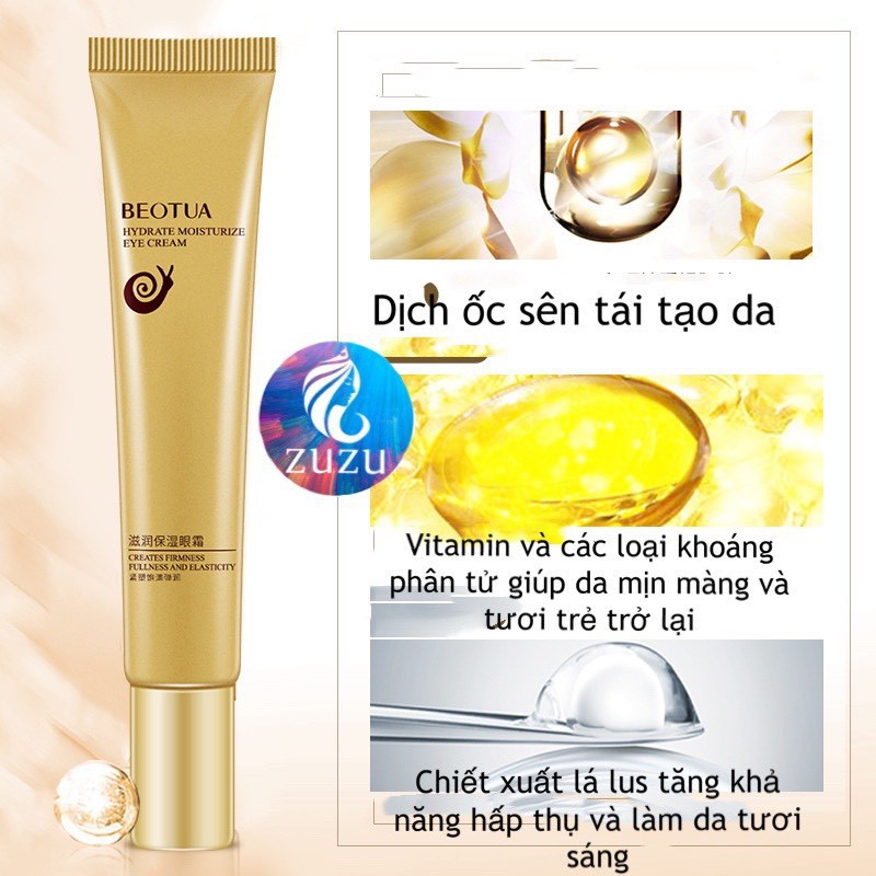 Kem mắt, Kem Bôi Mắt chiết xuất ốc sên axit1 Hyaluronic diệt nếp nhăn giảm thâm hiệu quả | BigBuy360 - bigbuy360.vn