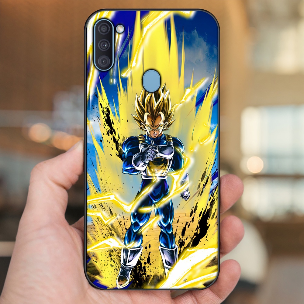 Ốp lưng Samsung A11, M11 viền đen in hình Vegeta Dragon Ball